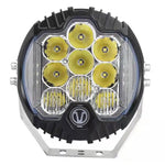 lampe travail led jaune noir pouces pouces tout terrain moderne robuste tringle câbles électriques