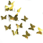 décoration murale papillons 3d autocollants différents minimaliste maison chambre enfants