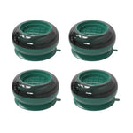 supports machine laver moderne vert blanc antivibration suction rondements grilles matière plastique