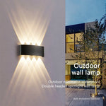 lampes murales led modernes noires étanches ip65 extérieures intérieures 2w 4w 6w 8w 10w