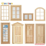 portes fenêtres miniatures bois naturel clair animaux transport fantaisie sports musique classique