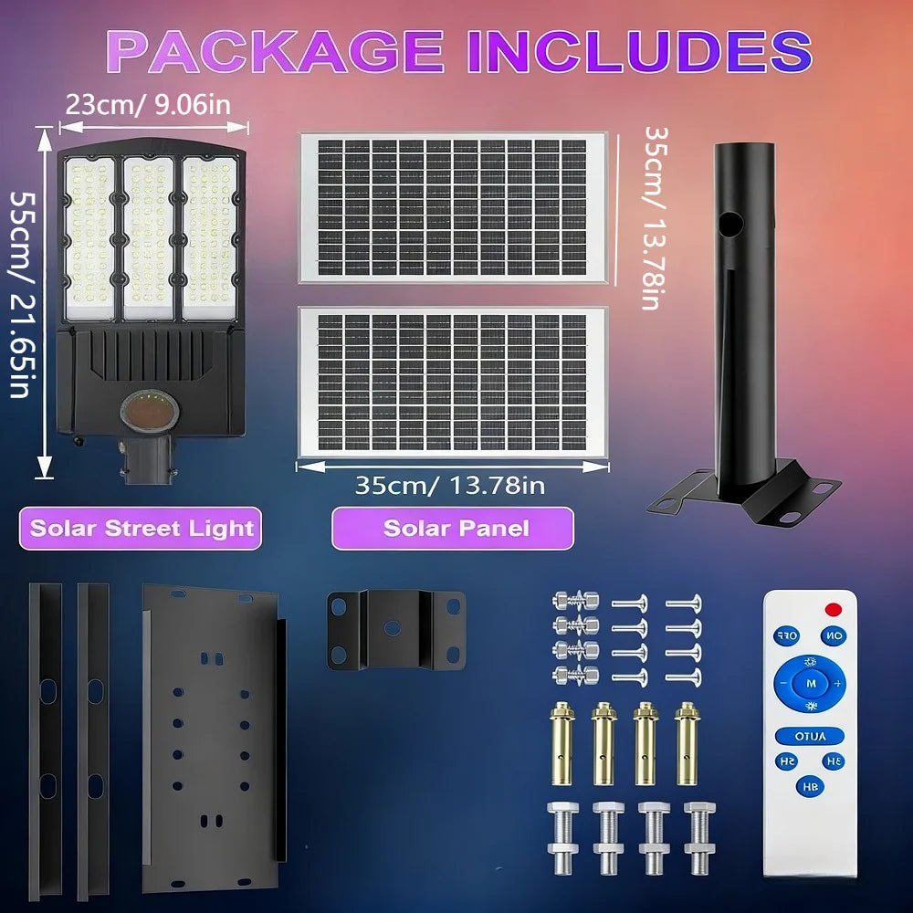 lampe solaire extérieure noire moderne panneau batterie télécommande ip65 led aluminium