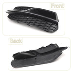 pare chocs arrière moderne noir texture géométrique grille 52cm 14.5cmAUDI A3 2014 2016