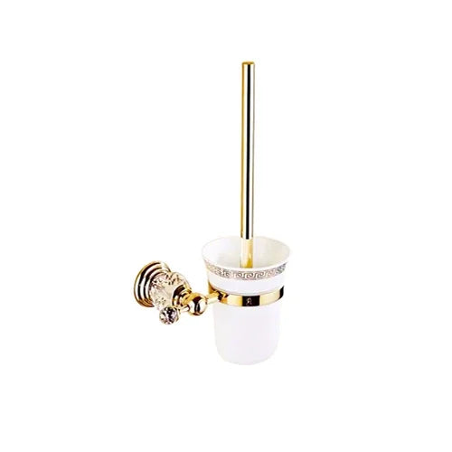 accessoires salle bain or strass classique porte serviettes porte papier toilette