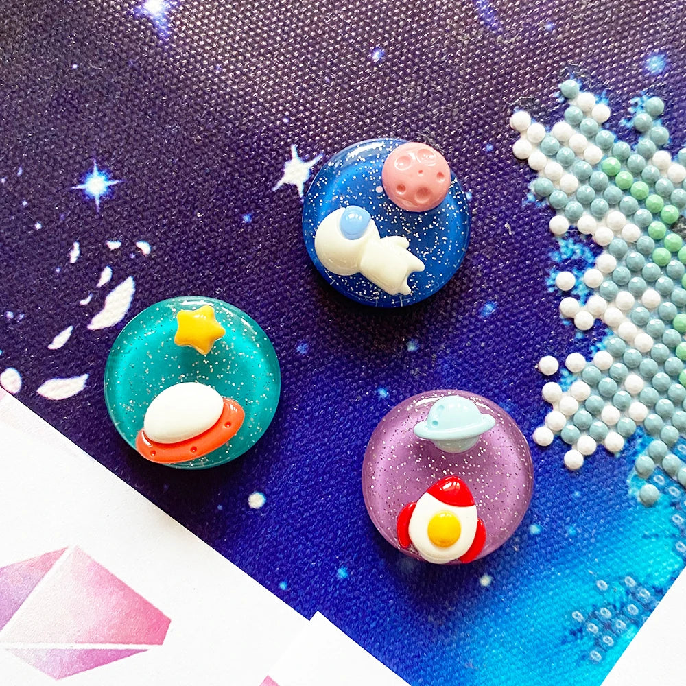 Cache-pot blanc pour peinture diamant