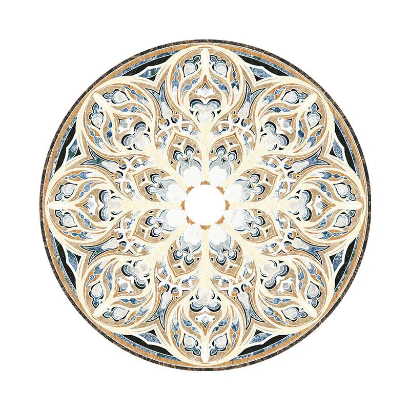 décoratif stickers ornements floraux géométriques classique baroque adhésif beige noir or rouge