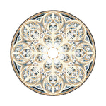 décoratif stickers ornements floraux géométriques classique baroque adhésif beige noir or rouge