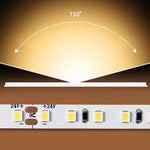 ruban led blanc chaud froid moderne adhésif 24v 2000k 6000k certifications ccc cqc ul