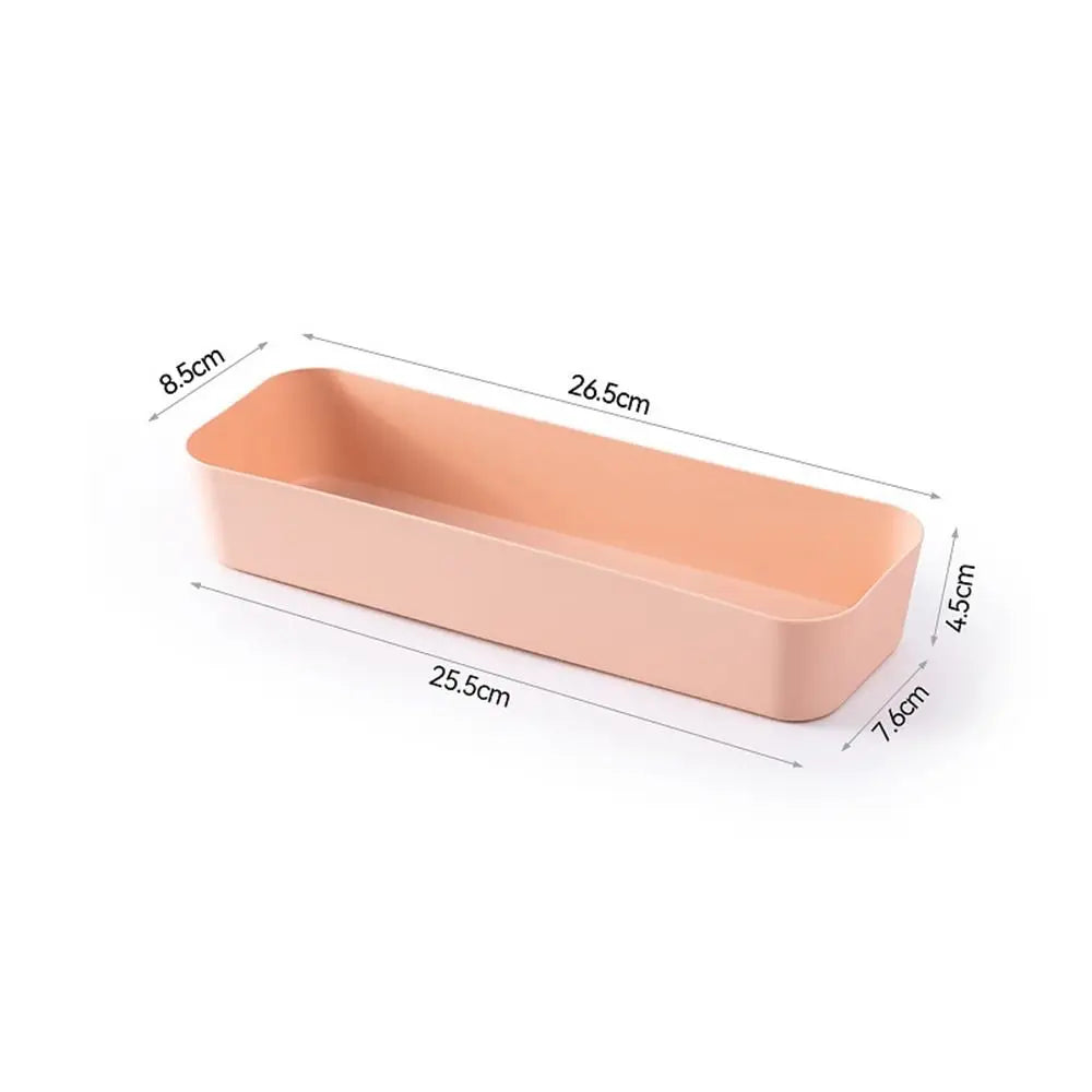 boîtes rangement empilables plastique gris bleu rose blanc modernes minimalistes maison