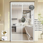 rideau magnétique blanc moderne adhésif porte 80*210cm 90*210cm 100*210cm 110*210cm 120*210cm