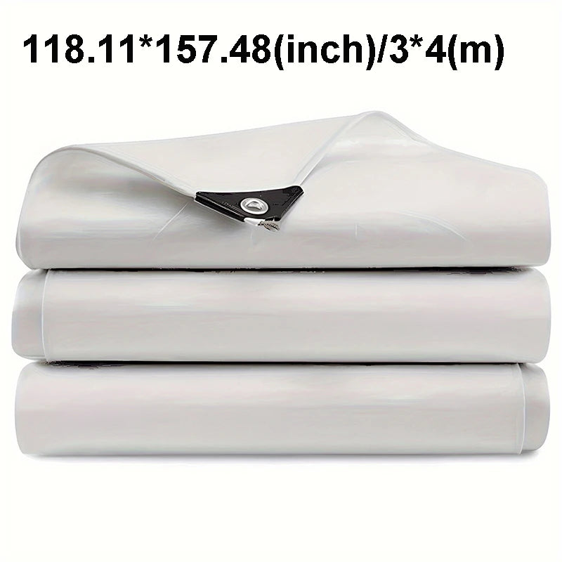 voile d'ombrage blanc imperméable anti uv résistante camping jardin patio