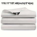 voile d'ombrage blanc imperméable anti uv résistante camping jardin patio