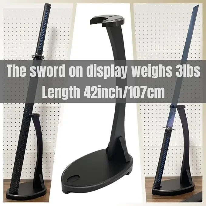 support épée katana bois décoratif armoire organisation maison trưng bày kiếm katana trưng bày