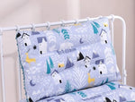 coussins animaux moderne multicolore bleu rose jaune vert machine lavable polyester
