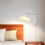 appliques murales modernes led noir blanc rouge fixées mur articulées éclairage cuisine chambre