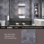 panneaux decoratifs murals marbre gris blanc adhésifs imperméables anti moisissures modernes resistant humidité respectueux