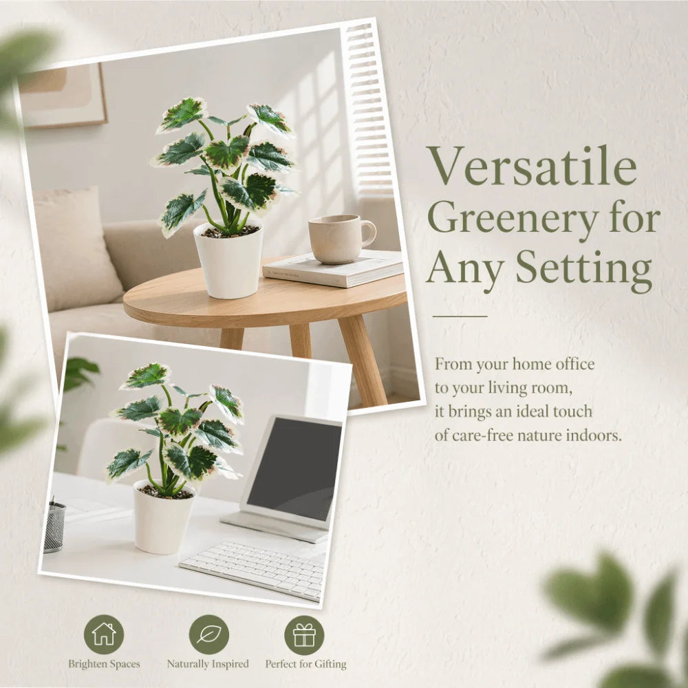 plante artificielle verte feuilles ovales moderne décoration intérieure pot branches naturelles