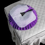coussin tête blanc drap jetable non tissé face spa massage confortable opaco 27x37cm
