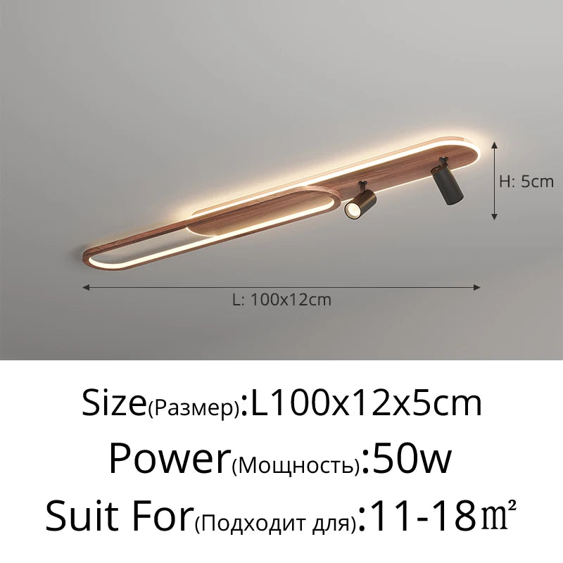 lampe moderne bois naturel finition mate led boise blanc minimaliste télécommande