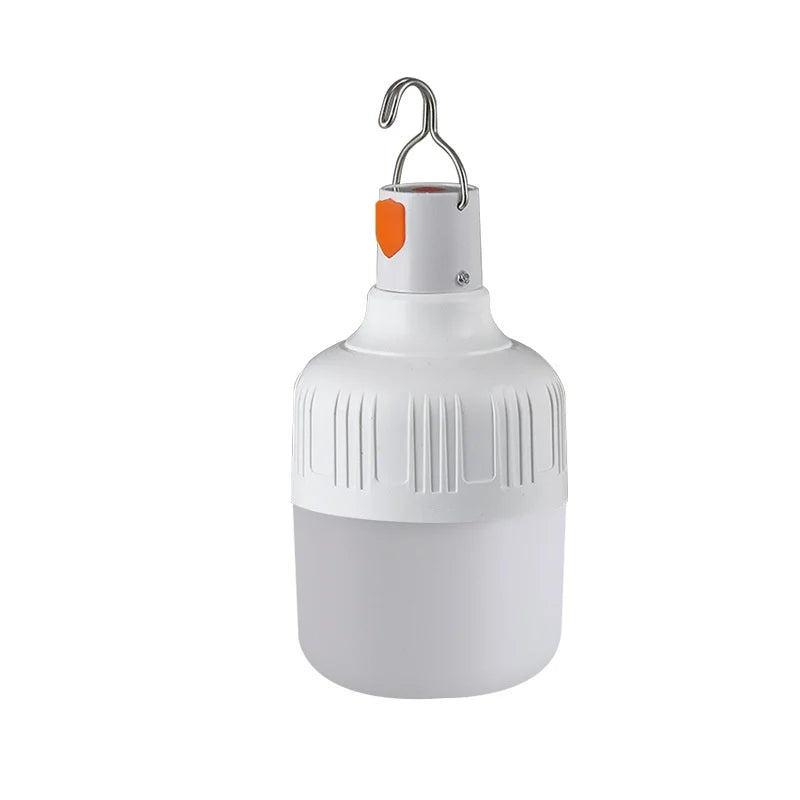 lampe camping rechargeable blanc moderne crochet usb portable sécurité camping