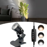lampe sol led pinces réglable moderne noir clip intégré lumière table chambre atelier