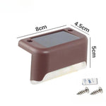 lumière solaire moderne noire blanche semi transparente clips extérieure décoration jardin cloison escalier