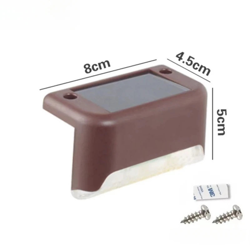 lumière solaire moderne noire blanche semi transparente clips extérieure décoration jardin cloison escalier