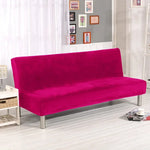 housse canapé velours gris extensible canapé lit futon moderne lavable amovible