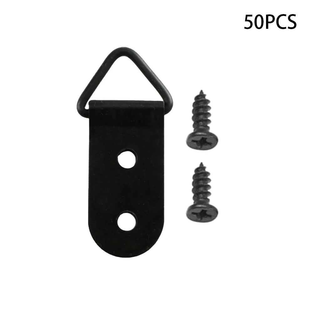 supports tableau photo cadre bronze noir industriels visserie 50 pièces 18x39mm