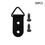 supports tableau photo cadre bronze noir industriels visserie 50 pièces 18x39mm