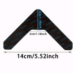 grips antidérapants tapis noirs rayures modernes adhésifs réutiliables sols carreaux bois 12 pièces