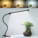 lampe led clipable bras flexible moderne câble usb interrupteur blanc chaud lumière étude chambre