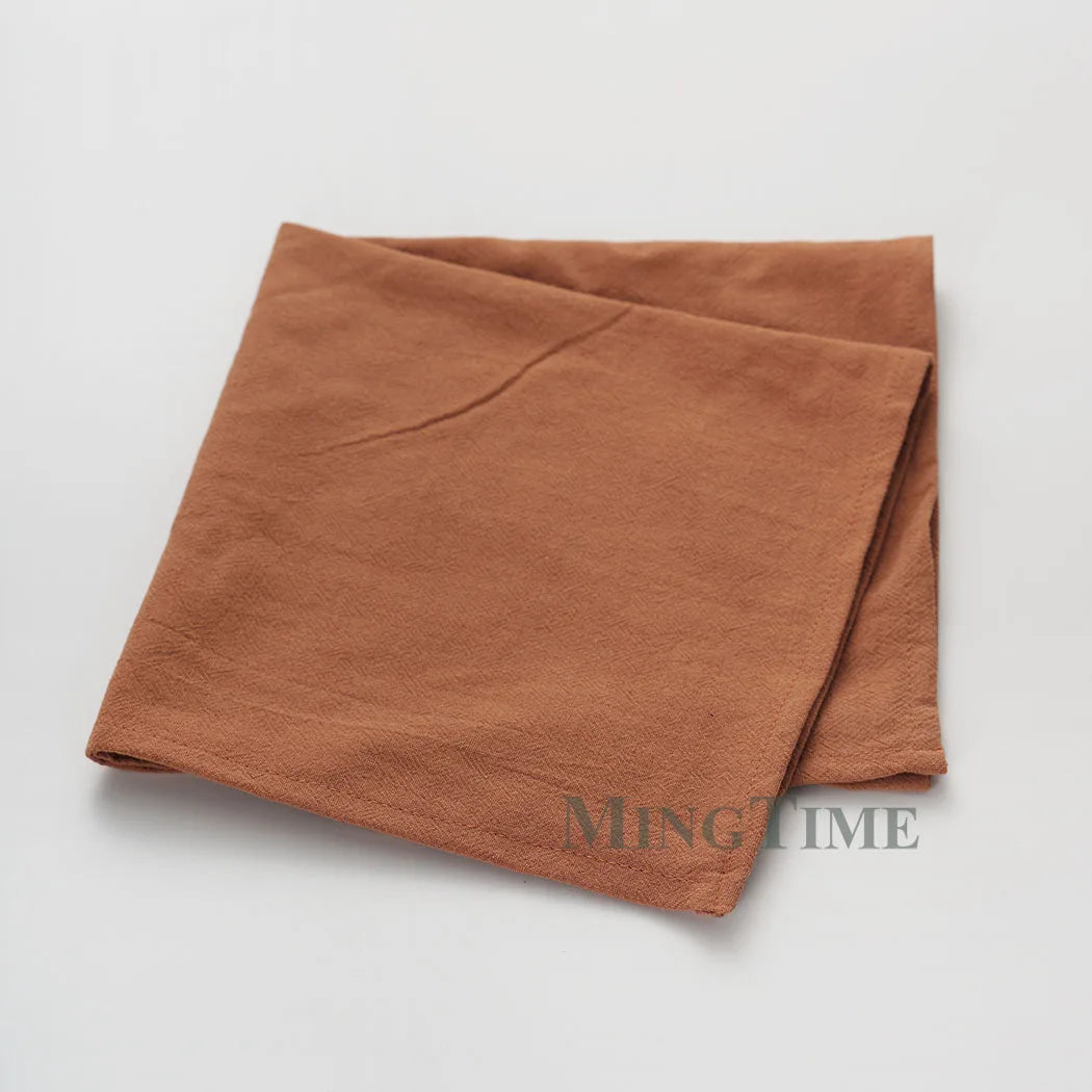 serviettes coton rose pâle classique 40x40cm réutilisables table maison party