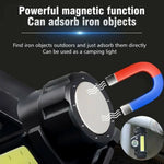lampe frontale led rechargeable usb étanche aimant ceinture noire moderne