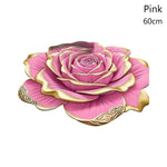 tapis 3d fleurs polyester moderne bleu jaune marron rose violet anti dérapant salon chambre
