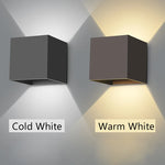 applique murale moderne noire ip65 étanche 9w led 249lm fixations chambre cuisine