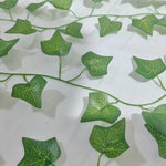 décoration extérieure guirlande feuilles vigne naturelle artificielle 82.67 pouces 80 feuilles verte