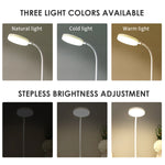 lampe table led rechargeable port usb blanc moderne minimaliste