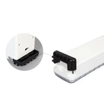 lampe secours led rechargeable automate urgence maison blanc moderne opacité poignée amovible usb charge