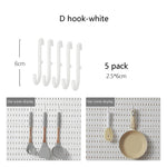 porte serviettes blanc noir clips boîte rangement moderne minimaliste plastique