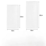 store plissé adhésif blanc moderne 150cm 180cm 60cm opaque plissé clips intérieur extérieur latéral