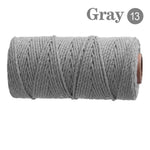 fil coton multicolore texturé naturel 100m 2mm enduit crafts sacs vêtements textiles maison