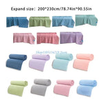 couverture polyestère moderne rose vert bleu motif géométrique opacité 200x230cm fixation