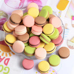 décoration noël macarons résine couleurs vert rose jaune classique artificiels 13x23mm non comestible