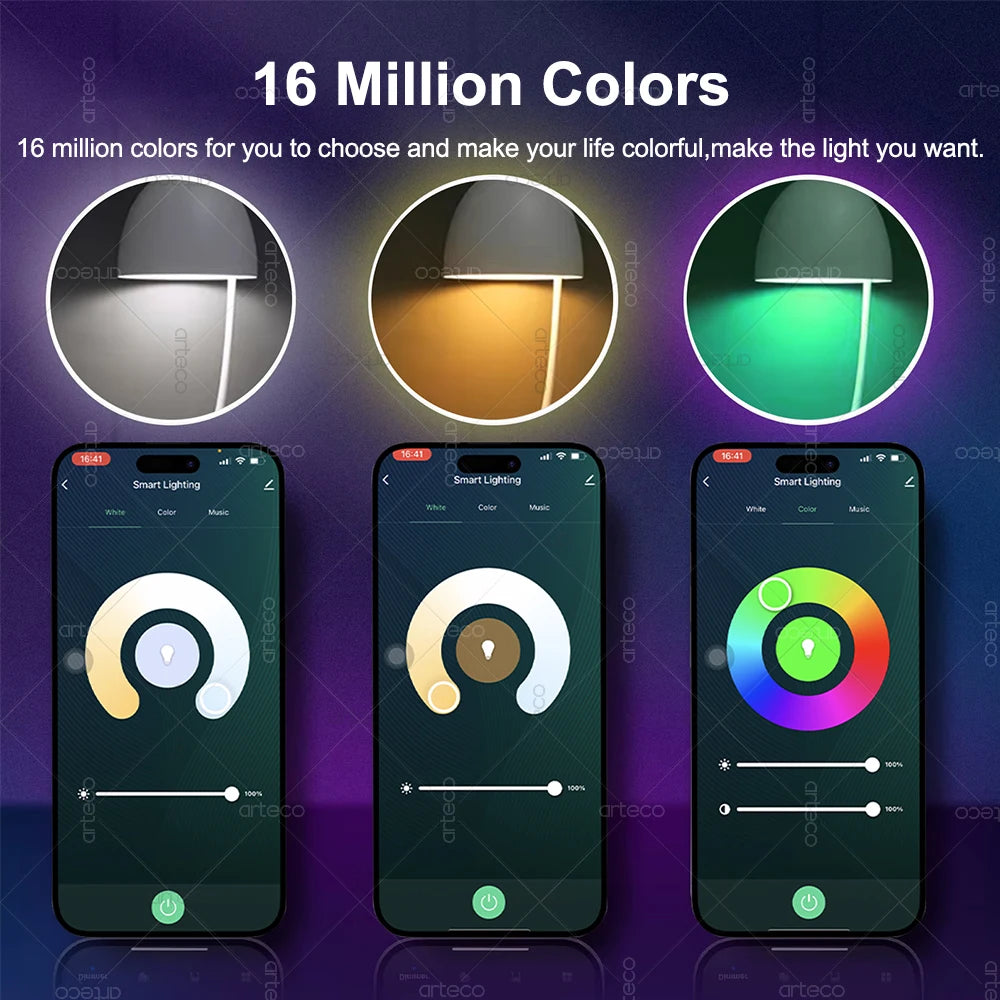 ampoules led intelligentes e27 blancs translucides minimaliste compatible alexa google