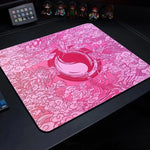 tapis souris jeu violet rose noir motif abstrait texture lisse moderne graphique adhésif