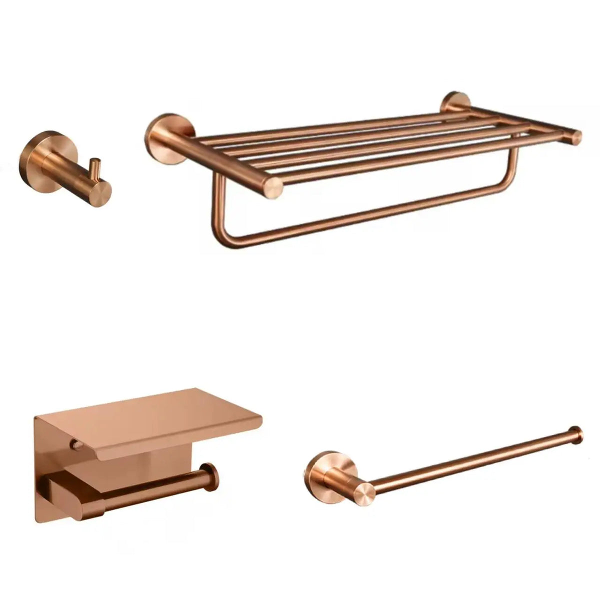accessoires salle bain rose gold moderne porte savon gobelet serviette muralHooks crochets lisses inoxydables