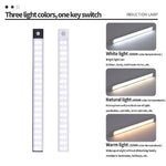 lampe led rechargeable adhésive 10cm 20cm 30cm 40cm 50cm blanc moderne éclairage intérieur urgence