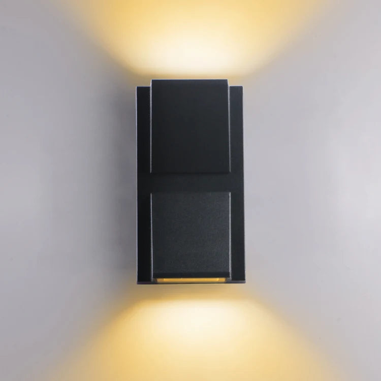 applique murale led moderne noire géométrique 3000k 6500k certifiée rohs