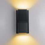 applique murale led moderne noire géométrique 3000k 6500k certifiée rohs